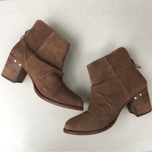 Beek By Two Birds Strix Slouchy Suede Ankle Bootie Size 6 NIB